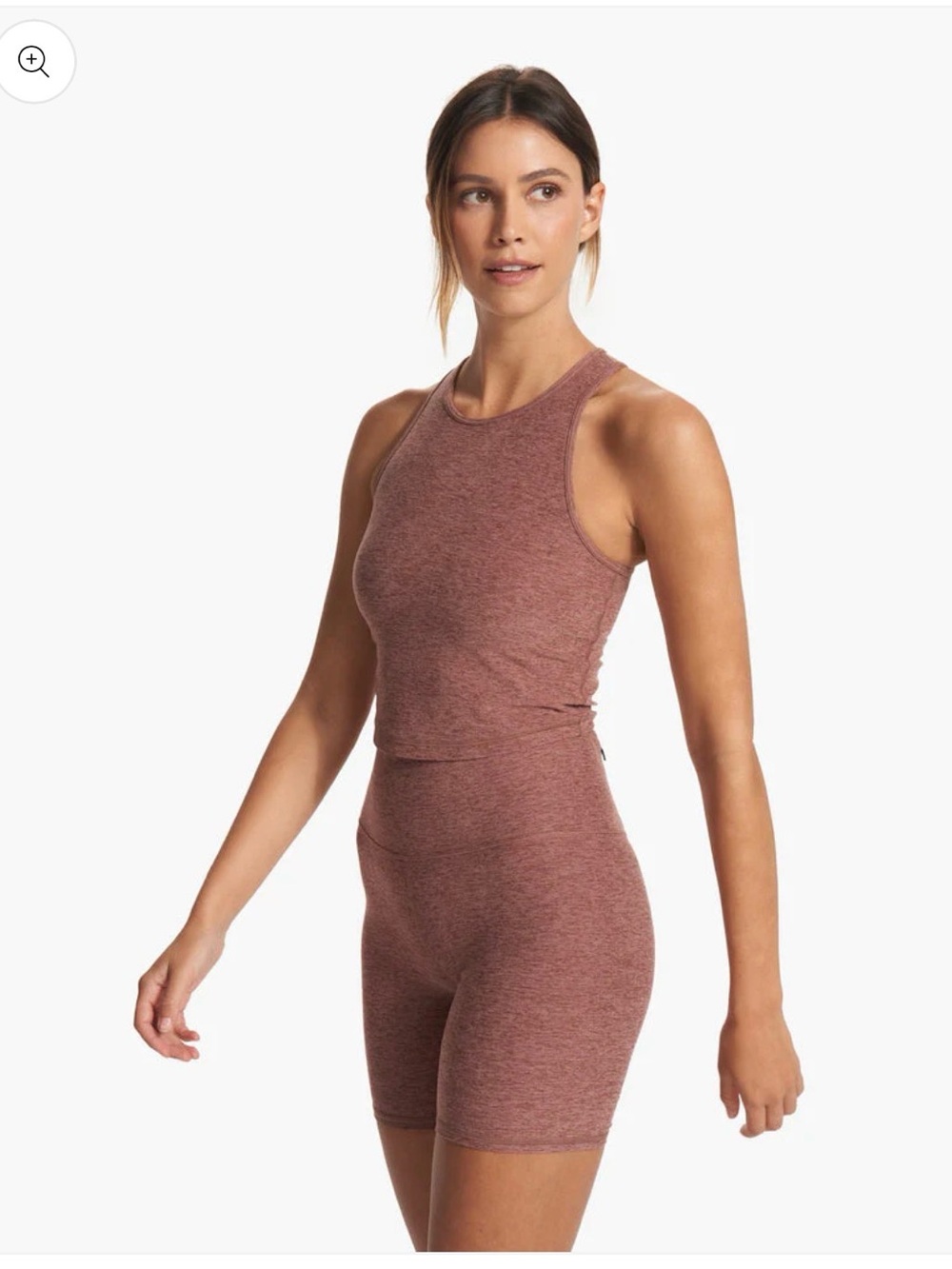 Vuori Elevation Plyo Tank, purple heathered color